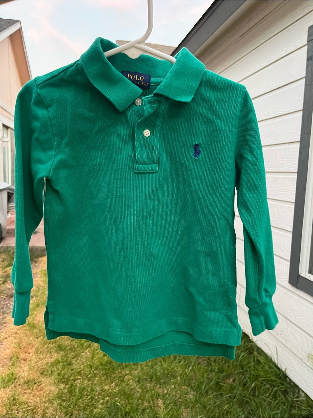 Polo by Ralph Lauren Kids Teal Green Long-Sleeve Polo Shirt